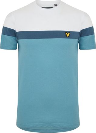Lyle & Scott Heren Geborduurd T-shirt met logo (Wit)