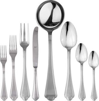 Mepra Leonardo Flatware Set - 43 Pieces in Stainless Steel at Nordstrom