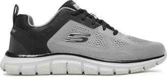 Skechers Track - Ruimere Sneakers - Heren - Sneakers - Grijs - 44 EU - Schoenen