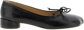 Maison Margiela Anatomic Numeric Ballerinas - Dames - Pumps - Zwart - 39 EU - Leer - Schoenen