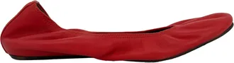 Lanvin Ballet Flats in Red Leather