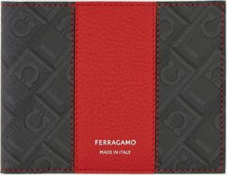 Ferragamo Men Ferragamo Monogram wallet - Citymatch Capsule Pink