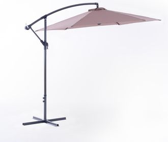 Siediti Fuori e Dentro Sombrilla hexagonal con brazo lateral 290 cm t&oacute;rtola