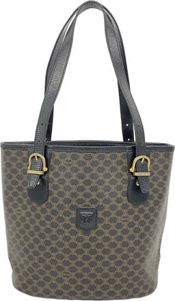 Celine Black Pvc Tote Bag (Pre-Owned)