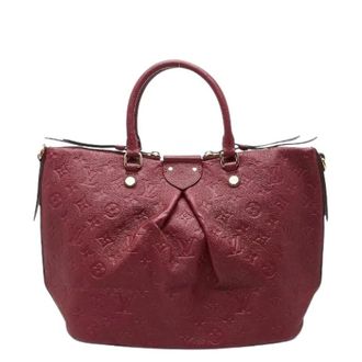 Louis Vuitton Pre-owned Handbags, female, Red, Size: ONE SIZE Pre-owned Mazarine Monogram Empreinte Handbag