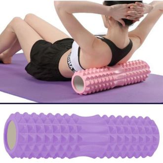Trade Shop Trade Shop - Rodillo De Fitness Pilates Tubo De Espuma Ejercicios Gimnasio Yoga Masaje Atr&aacute;s 45x13