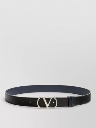 Valentino reversible vlogo signature belt adjustable