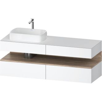 Duravit Qatego Consola Mueble Bajo Lavabo, 2 Extensiones, 2 - Duravit