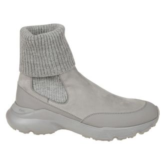 Tod's Tods, Winter Boots, female, Gray, Size: 7 1/2 US Chelsea Boots