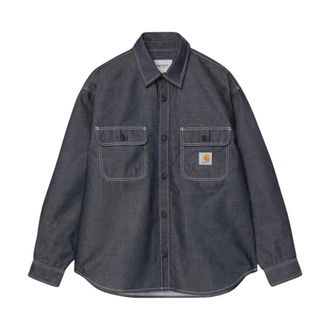 Carhartt Work in Progress Carhartt Wip, Denim Shirts, male, Blue, Size: M Tigan Shirt Jacket