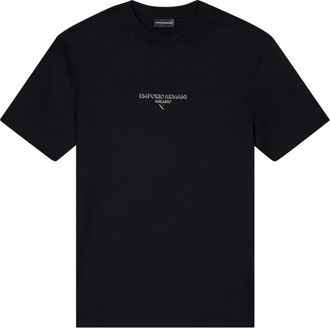 Emporio Armani Heren, Tops, Zwart, Maat: XS Jersey