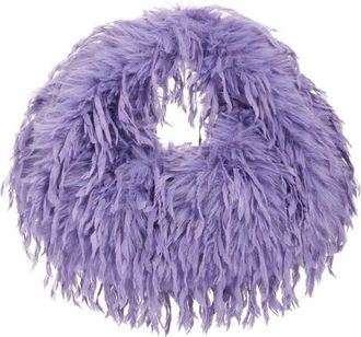Naked Wardrobe Micro Mini Faux Feather Handbag in Lavender at Nordstrom