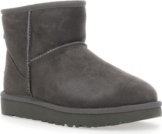 UGG Womens Boots Classic Mini Grey Suede Leather