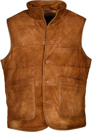 Flynt Quilted Suede Vest in Burnished Copper at Nordstrom Rack, Size Xxx-Large