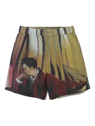 Undercover Shorts elasticizzati con stampa - Toni neutri