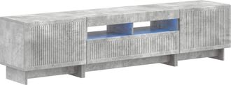 vidaXL Cabinet De Tv Led De 5 Piezas Gris Hormig&oacute;n Vidaxl