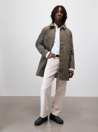 Le 31 Mens Removable-hood trench coat