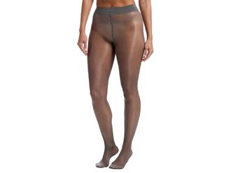 Wolford Satin Touch 20 Womens Tights Hose Steel 1 : XS (411-53 - 99-143 lbs), Cotton/Nylon/Satin