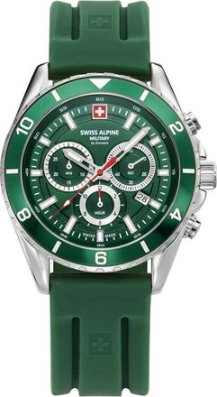Swiss Alpine Military Sierra Chronograph - Heren - Horloges - Groen - ONE Size - Accessoires