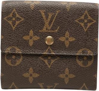 Louis Vuitton Pre-owned Wallets, female, Brown, Size: ONE SIZE Pre-owned Vintage Fabric Wallet