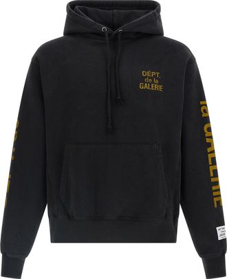 Gallery Dept. Logo Print Felpe Nero-Uomo