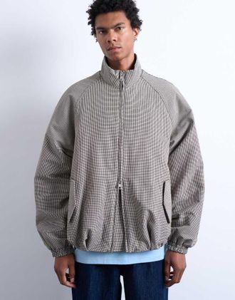 Topman Giacca sportiva marrone a quadri