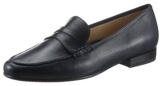 Ara Slipper ARA KENT, Damen, Gr. 4,5 (37,5), blau (dunkelblau), Glattleder, Schuhe Slipper, Loafer, Halbschuh, B&uuml;roschuh in eleganter Form, schmale Schuhw