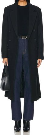 Pistola Denim Prescott Button Front Coat In Black