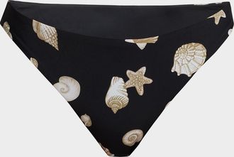 Milly Margot Seashell Print Bikini Bottom