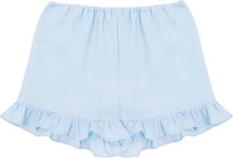 Sleeper Set con shorts e ruches Cha Cha - Blu