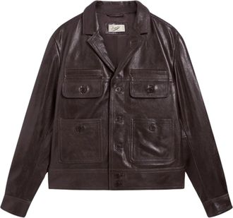 Pence Romeo Mahogany Leather Jacket
