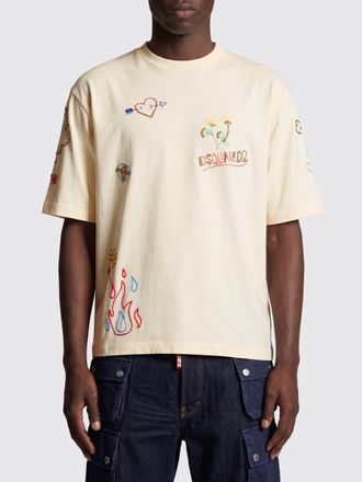 Dsquared2 T-shirt in cotone ricamata