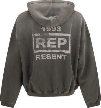 Represent Resent Hoodie - Gray