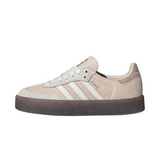 adidas Sambae Linen Moderne Klassieke Sneakers - Heren - Skateschoenen - Beige - 40 2/3 EU - Su&egrave;de - Fitness