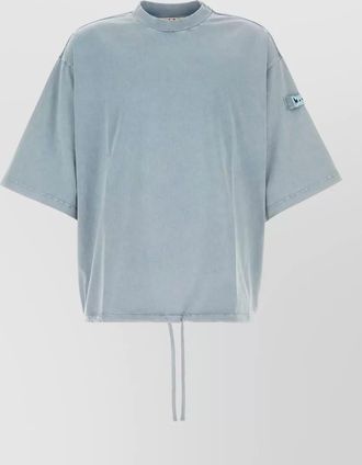 Marni short sleeve t shirt drawstring hem top