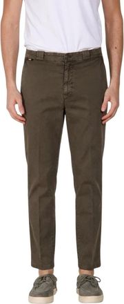Mason's Madison M74 Chino - Heren - Chinos - Groen - XL - Katoen - Broeken