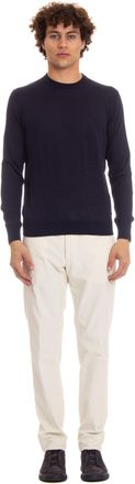Colombo Cashmere-Silk Crewneck Sweater