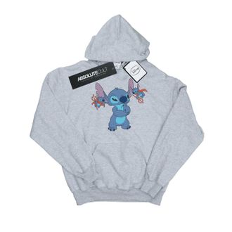 Disney Heren Lilo en Stitch Kleine Duivels Hoodie (Sportgrijs)