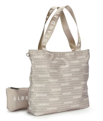 Elbsand Shopper ELBSAND Strandtasche, Badetasche, Damen, Gr. B/H/T: 37cm x 39cm x 12cm, sand, Stoff, Textil, mehrfarbig, Taschen Shopper, XXL Tasche, Handtasc