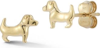 Ember Fine Jewelry 14K Gold Dog Stud Earrings at Nordstrom Rack