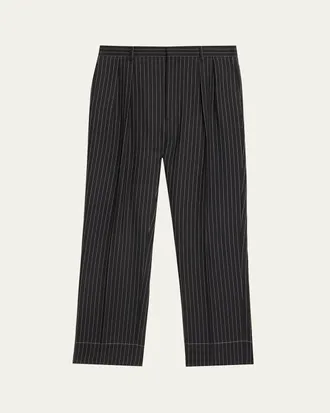 Ralph Lauren Purple Label Glenn Handmade Rope-Stripe Trouser