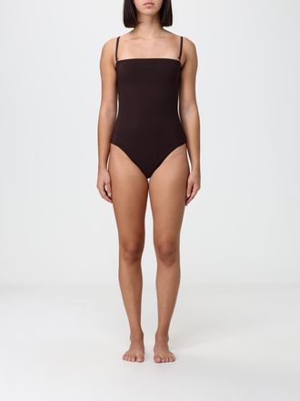 Alaia Costume da bagno intero in poliammide con scollo dritto