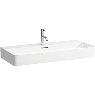 Laufen Lavabo Laufen Val, Bajo Encimera, 3 Agujeros Para Grifer&iacute;a, Con