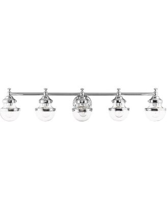 Livex Lighting 5-Light Polished Chrome Vanity Sconce Wall Light