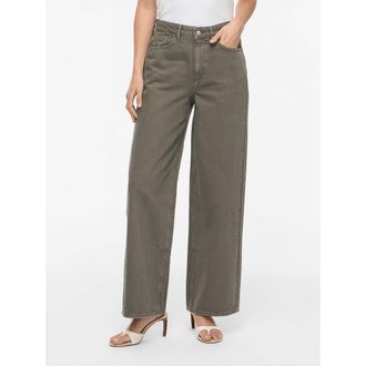 Vila Wijde jeans met hoge taille