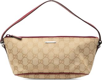 Gucci Pre-owned Gucci GG Canvas Boat 07198 2123