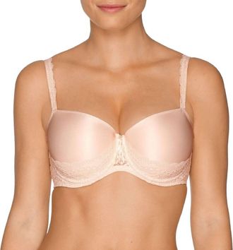Prima Donna Do Lace Detail Adjustable T-Shirt Bra In Light Pink
