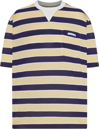 Prada Striped Pocket T-shirt
