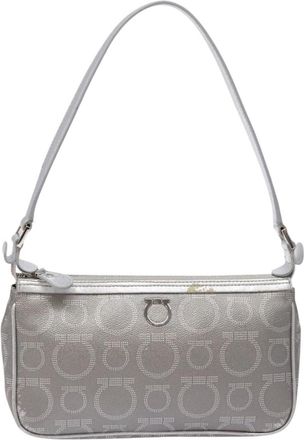 Ferragamo Gancini Shoulder Bag Leather Leather Bag (Pre-Owned)