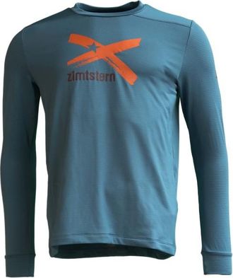 Zimtstern Crewz Shirt L/S Fleecepullover f&uuml;r Herren | blau